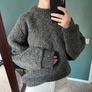 Venicia Imports 100% Wool Fisherman Sweater